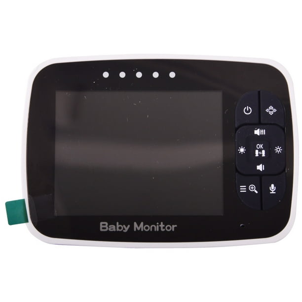 HelloBaby Monitor de video para bebés con 2 cámaras y pantalla dividida de  5 pulgadas, cámaras de control remoto con visión nocturna y monitoreo de