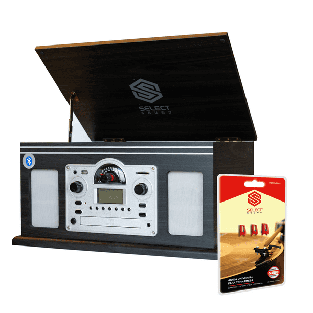 Select Sound BT8000 Tocadiscos de vinilo retro portátil 