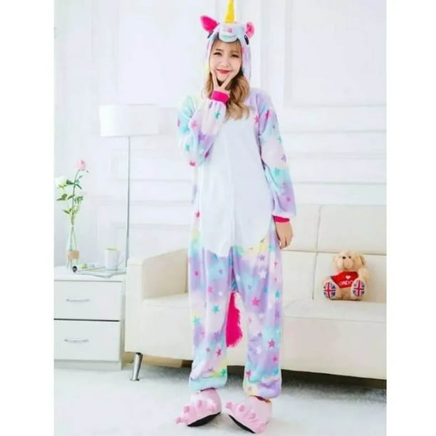 Pijamas Mamelucos Pijama Unicornio Disfraz Mujer Adulto TALLA L compraymas Unicornio Walmart en línea