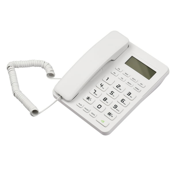 Teléfono Fijo con Cable de Escritorio, Botón grande, Ideal para Personas  Mayores, por Abanopi
