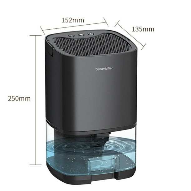 Deshumidificador de aire de 1000 ml absorbente de humedad portátil para el  hogar (blanco británico) Ndcxsfigh Libre de BPA