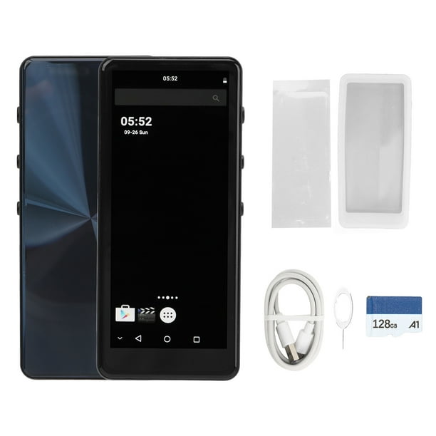 Reproductor MP4 HD Reducción de Ruido Sonido HiFi Pantalla Táctil Completa  de 4 Pulgadas Reproductor de Música Portátil con Bluetooth WiFi para  Android Negro 128GB Ticfox