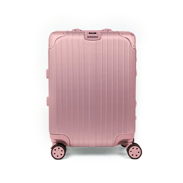 Maleta de Viaje Rigida 20 pulgadas Color Rosa, Equipaje de Mano con  Candado TSA Antirrobo, Maleta de Cabina Resistente 10kg