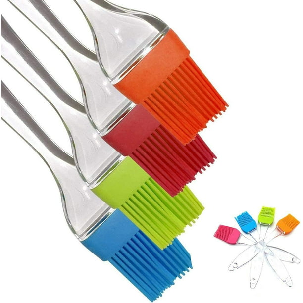 Pincel De Silicona Cocina Plastico 20 Cm Colores