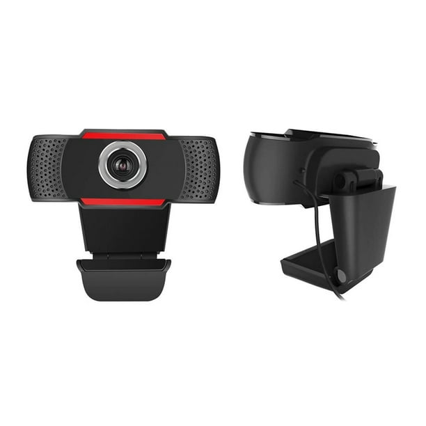 Cámara Webcam Para Pc Micrófono Usb 720p Hd Color Negro