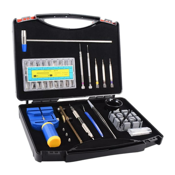 Gran kit de herramientas relojero PREMIUM en estuche - Un equipamiento  básico muy bueno para los relojeros aficionados