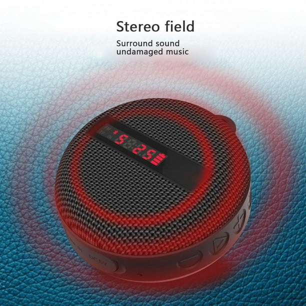 Esfera Altavoz inalámbrico Bluetooth Altavoz estéreo de Reproducción de  música MP3 rojo Sunnimix Subwoofer Bluetooth