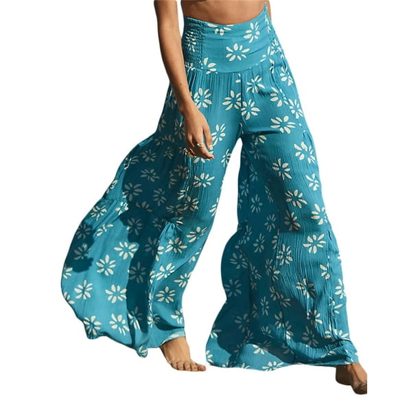 Pantalón de Hippie con Flores para hombre