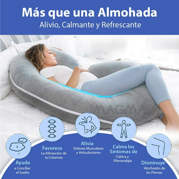 DreamWizard Almohada Embarazo y Cojín de Lactancia 10 en 1 - Shopmami