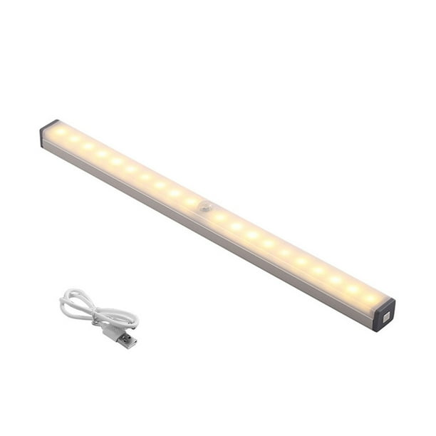 Matsuzay Luz LED para armario, lámpara con Sensor de movimiento, luz  nocturna autoadhesiva recargable para armario, cocina, luz cálida de 100mm  Type3 NO3 Matsuzay HA005482-02B
