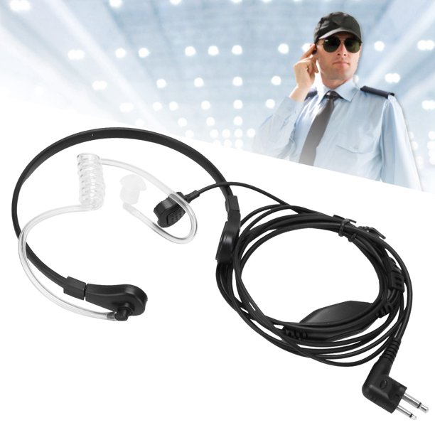 Auriculares Walkie Talkie Auriculares de radio de 2 vías PVC Sonido claro  estable de alta resistenci ANGGREK