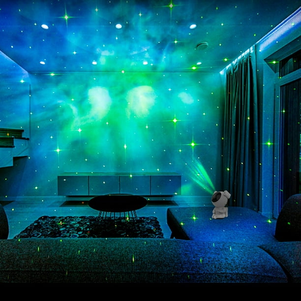 Lámpara Lámpara de proyector de astronauta Luz de noche Vivero estrellado  Lámpara de cambio de colores Ndcxsfigh Nuevos Originales