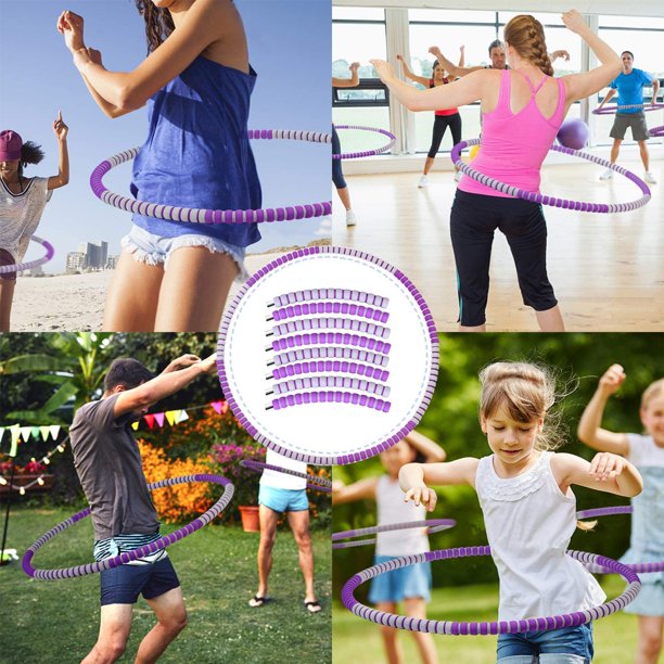 Hula hoop para adultos, hula hoop fitness hoop de acero inoxidable