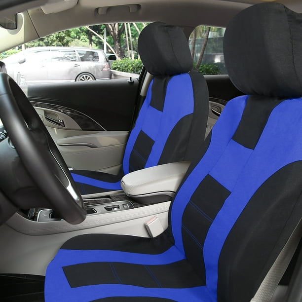 Funda de asiento trasero, color negro, ajuste universal para sedán, camión,  SUV, cubierta de asiento trasero de tela fácil de instalar