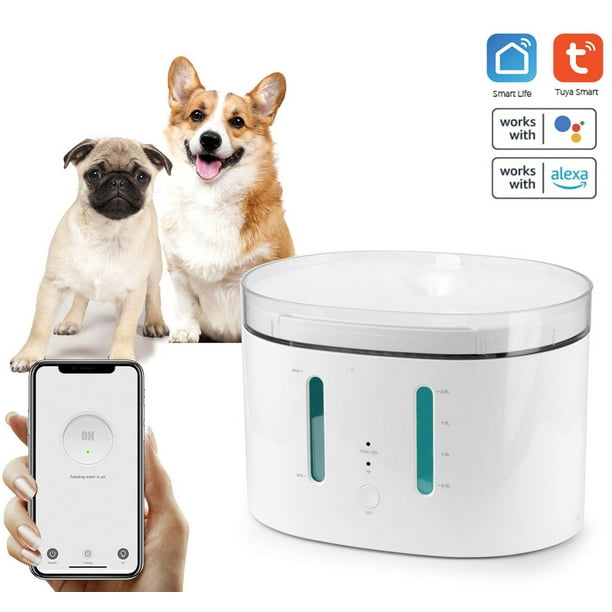 Dispensador De Agua Para Perros, Gatos, Mascotas Wifi App Móvil Smart