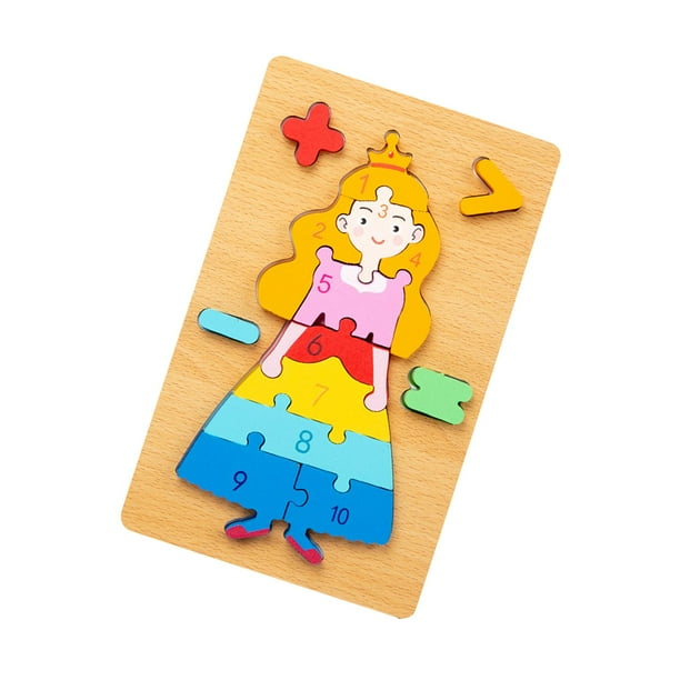 Bebe Puzzle 6 Puzzles Con Formas - Princesas — Que Regalo