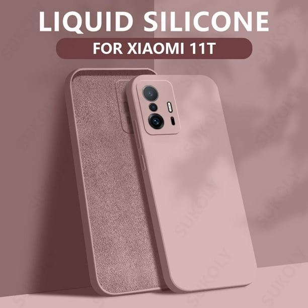 Funda de silicona líquida para móvil, carcasa suave y Original para Xiaomi  12 Lite, Mi 12
