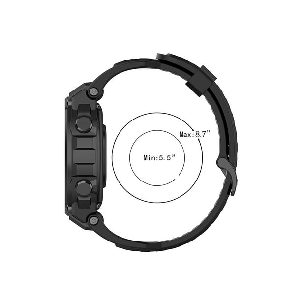 Correa de reloj Reloj de pulsera inteligente Correa de silicona ajustable  con destornillador para Amazfit T-rex Inevent EL4939-02B