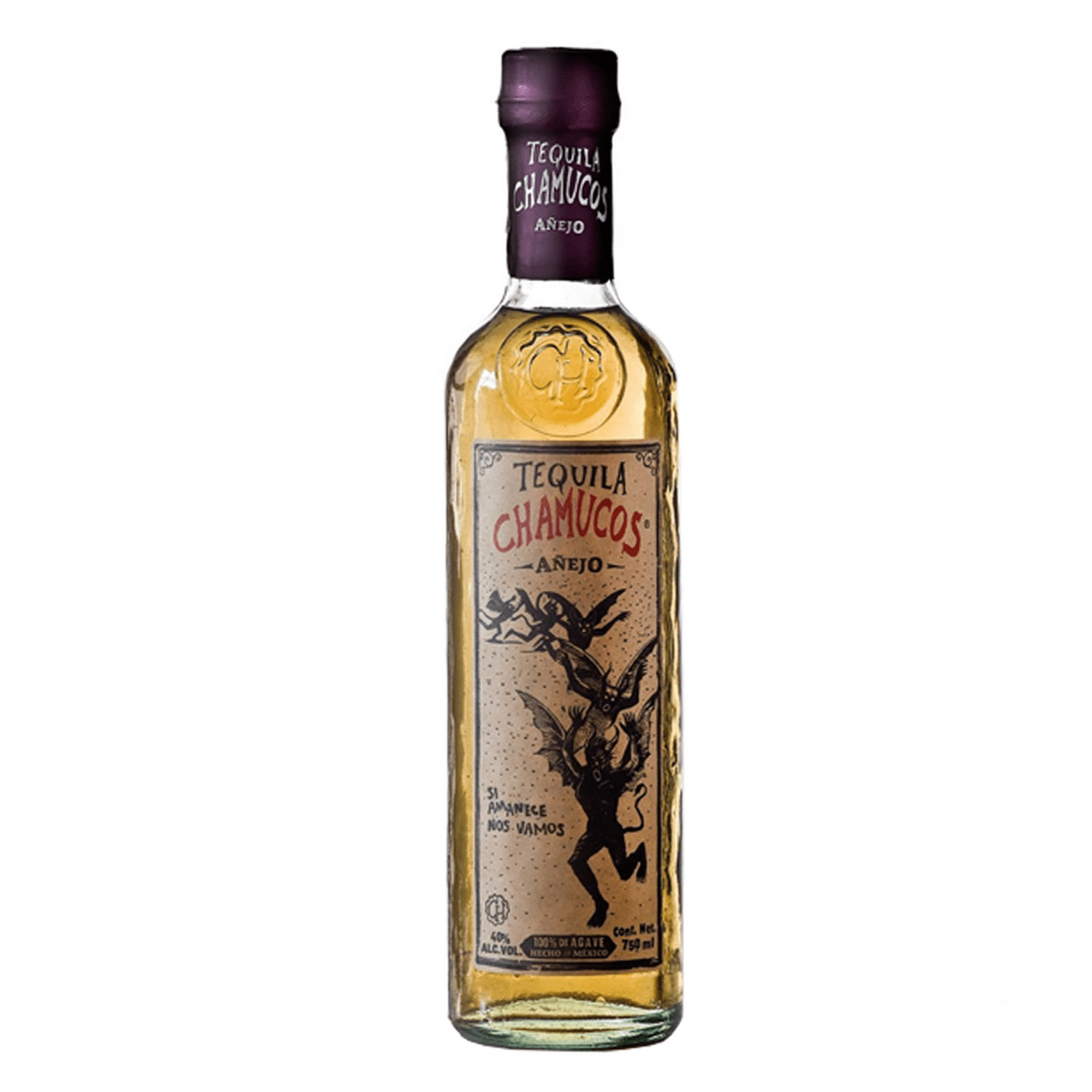 Tequila Chamucos Añejo 750 ml Chamucos Añejo Walmart en línea