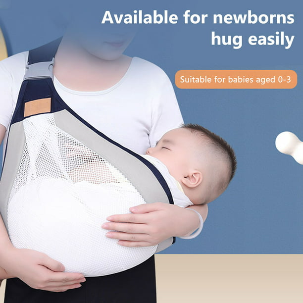 Sling bebé recién nacido portabebés ajustable para niños y niñas