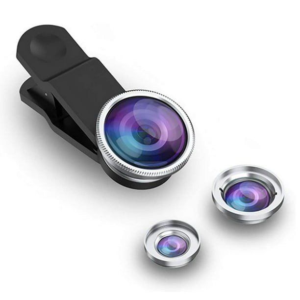 Anjielosmart-lente Macro Universal 3 en 1 para teléfono móvil, lente gran  angular, ojo de pez, lupa de cámara para teléfono - AliExpress