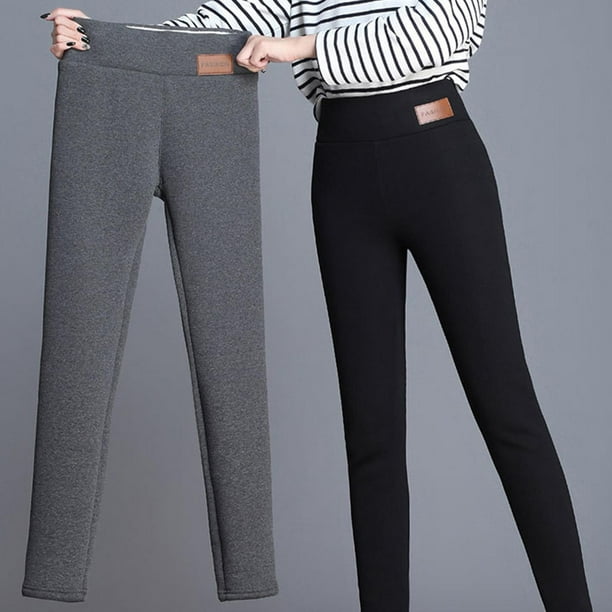 Pantalones para térmicos de invierno para mujer Pantalones gruesos