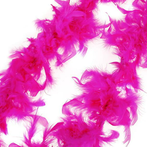 QUEFE 10 Boas de plumas coloridas de 6.6 pies para mujeres y niñas, disfraz  de fiesta, decoración a granel, Con color
