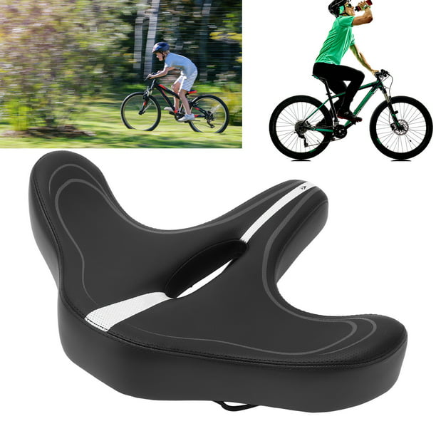 Asientos de bicicleta para hombres y mujeres cómodos, asiento ancho de  bicicleta, sillín de bicicleta para bicicleta de montaña y bicicleta de