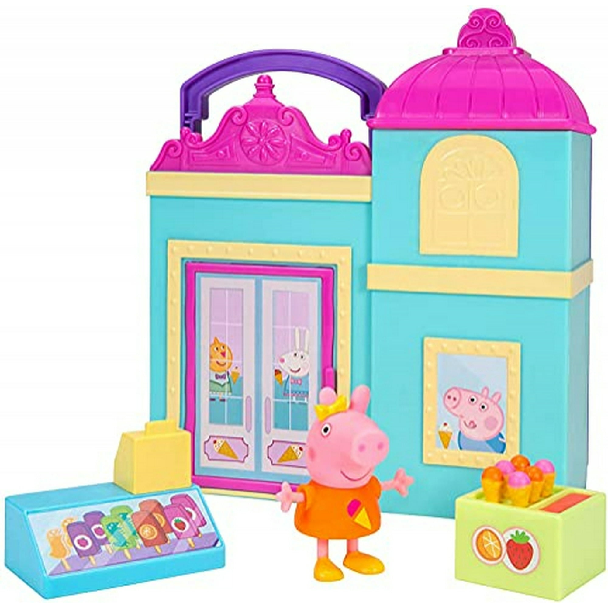 Familia Peppa Pig con Helado 4 Figuras en Tienda Inglesa