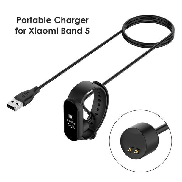 Cable de carga para Xiaomi Mi Band 5 Pulsera inteligente Cable adaptador de  cargador USB Barbie Nuevos Originales