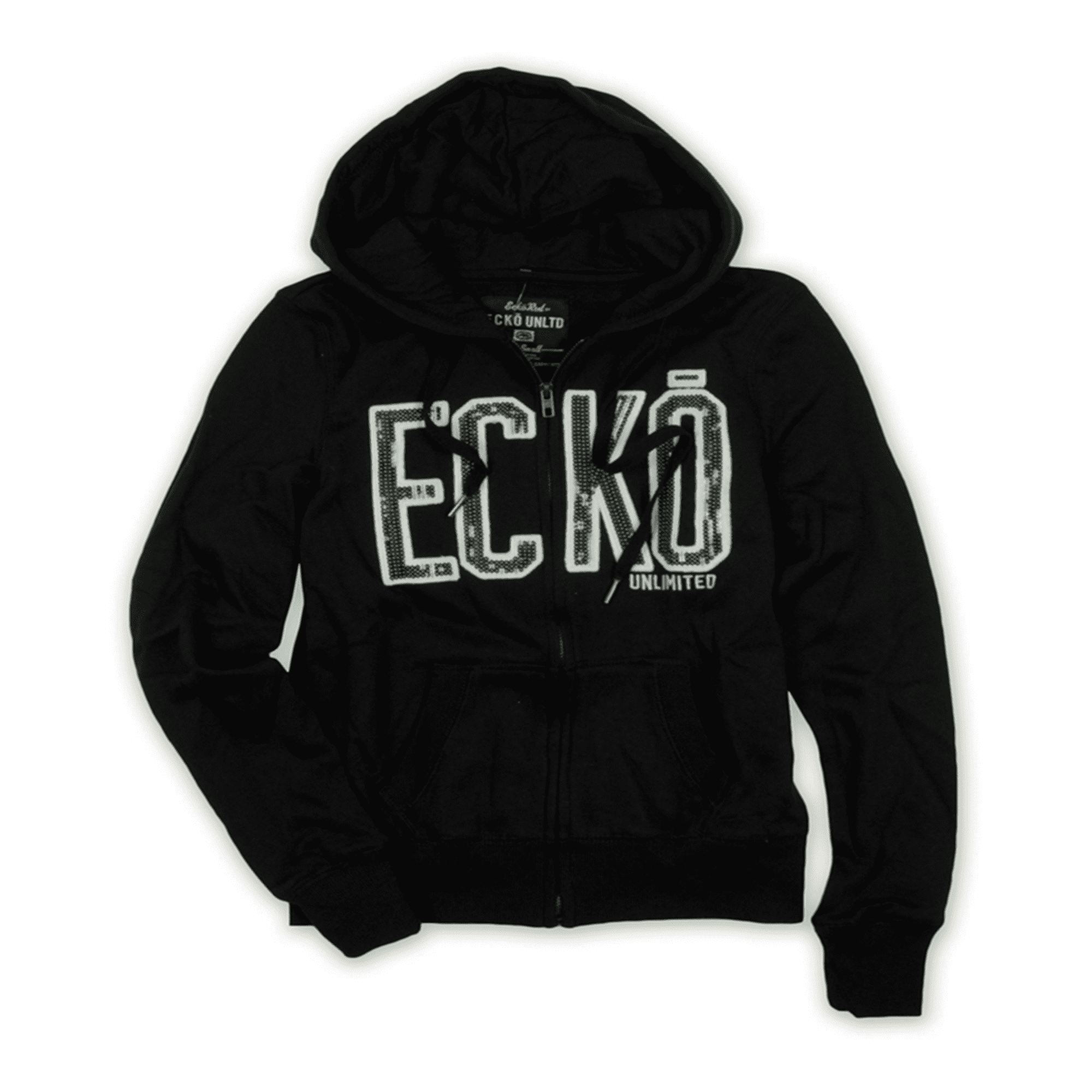 Ecko Unltd. Sudadera con capucha y cremallera completa con lentejuelas para  mujer, negro, extra pequeño Ecko Unltd. Sudadera | Bodega Aurrera en línea