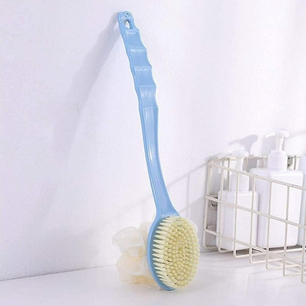 Cepillo corporal de baño antideslizante mango largo con cuerda para ducha