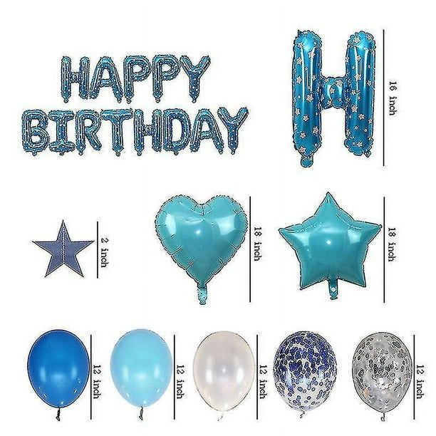 Comprar 12 Uds. Globos de cumpleaños para niño con globo con