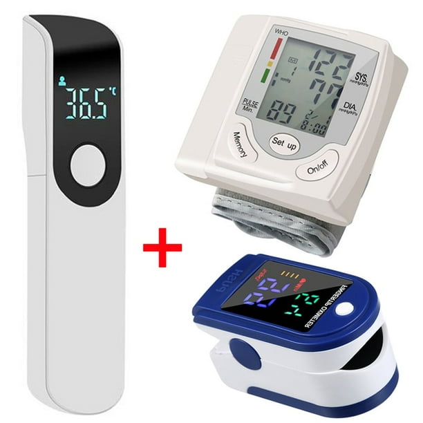 Monitor de presión arterial de muñeca, medidor de manguito BP con pantalla,  máquina de presión arterial hasta muñecas de 5.3 a 8.5 pulgadas, kit de