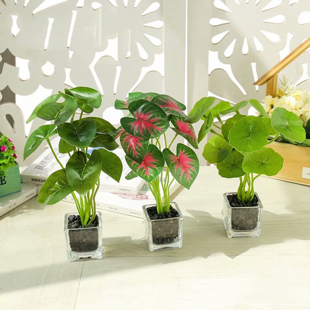 3 Piezas De Plantas Artificiales, Planta Artificial Colgante Para