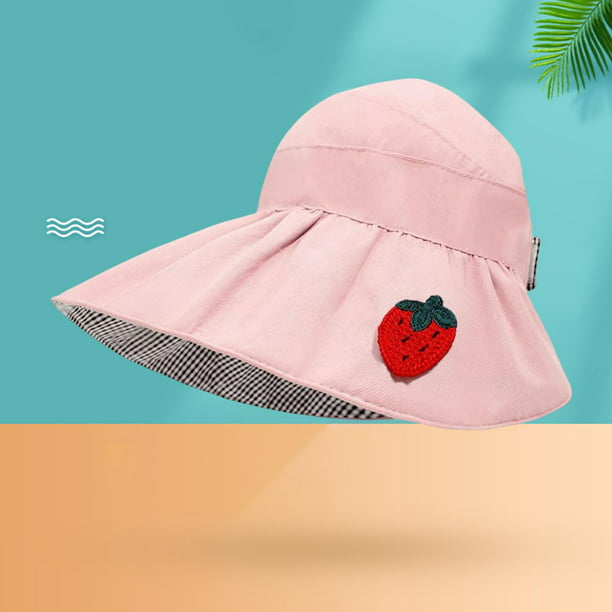 Sombrero para mujer, sombreros de visera, gorras de , sombrero de visera  plegable con protección solar, sombreros Baoblaze Sombrero de sol para mujer