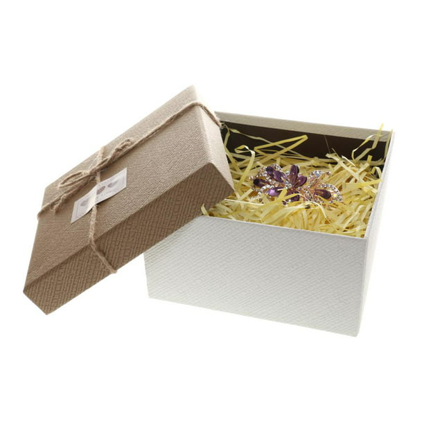 60g de papel tisú cortado triturado cesta de regalo cajas de