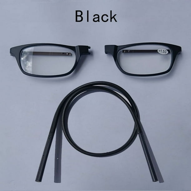 Gafas Lectura Connecticut Negras Aumento +1,5 Patillas Para Colgar Del  Cuello , Gafas De Vista