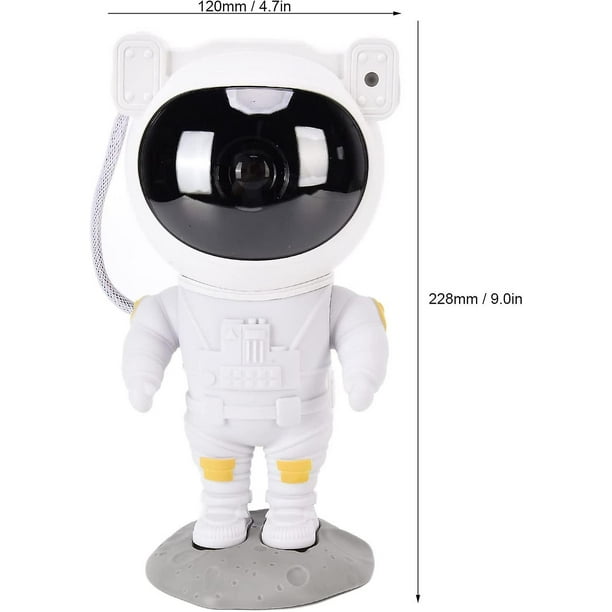 Proyector Space Buddy, proyector de estrellas Galaxy Light, proyector de luz  nocturna de astronauta con temporizador de control remoto, lámpara de  escritorio con luces LED adecuadas para niños