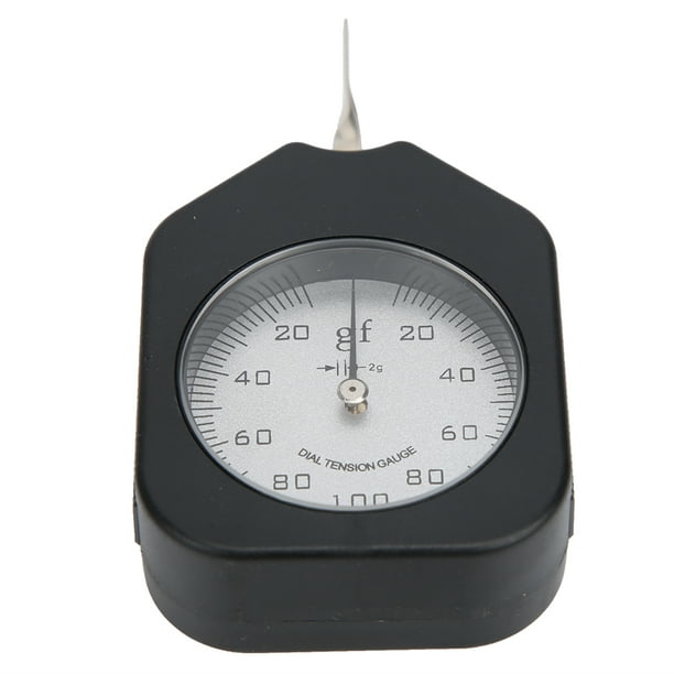 Medidor de tensión por metro, medidor de fuerza de gramos,  puntero dual, máx.: 0.35 oz. : Industrial y Científico