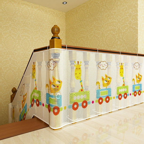 Red de seguridad para escaleras de bebé para interiores y exteriores, a  prueba de bebés, para