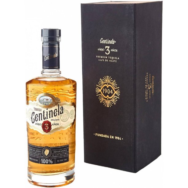 Caja de 4 Tequila Centinela 1904 Añejo 3 Años 750 ml Centinela 1904 ...