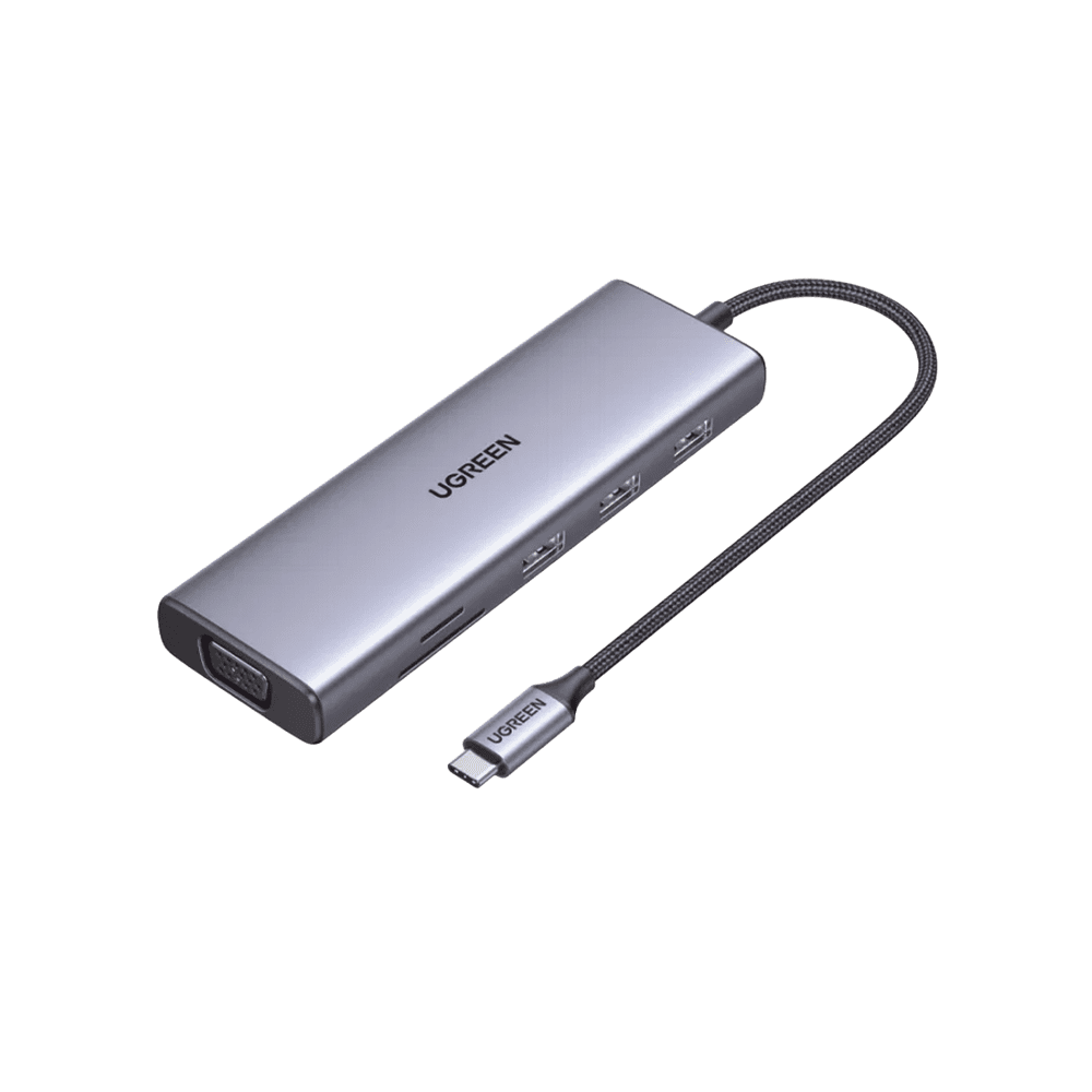 San Zang Master 9 in 1 USB-C Hub Type C Docking Station Hdmi, Display Port PD, SD/TF Card Reader