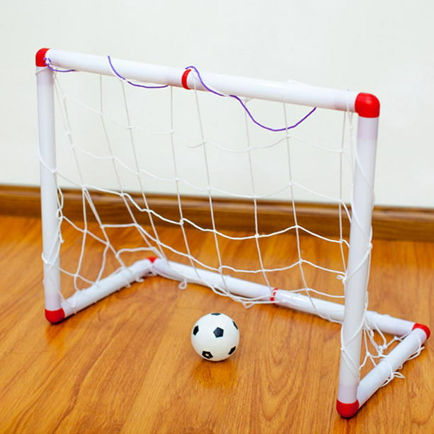 Portería de Fútbol Portátil Plegable Juguete de Fútbol Mini Jaula Fútbol  para Actividades al en Interiores 106CM Macarena Kit de portería de fútbol