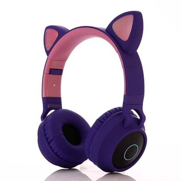 Auriculares inalámbricos Bluetooth para niños, Auriculares inalámbricos /  con cable Bluetooth Cat Ea Zhivalor 2033141-4