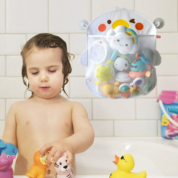 Bolsa de almacenamiento de juguetes de baño para bebés con
