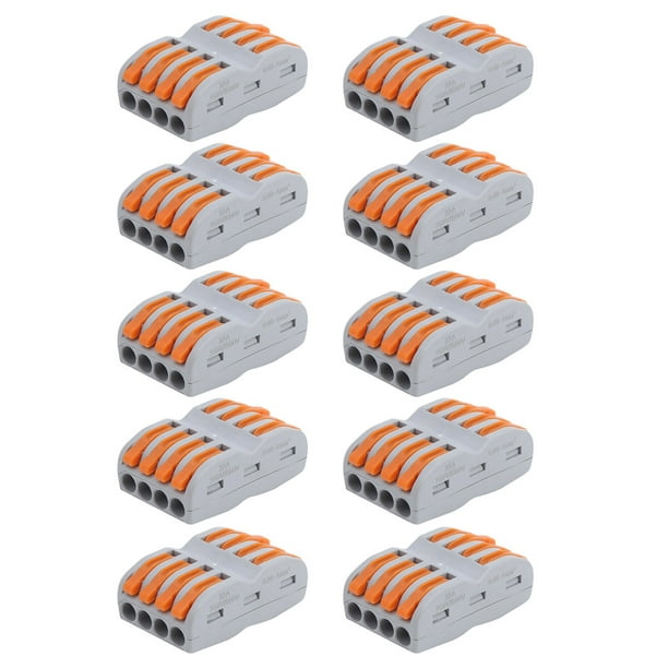 Conectores eléctricos de empalme compactos universales de bloque de  terminales rápidos compactos eléctricos – Los mejores productos en la  tienda online Joom Geek