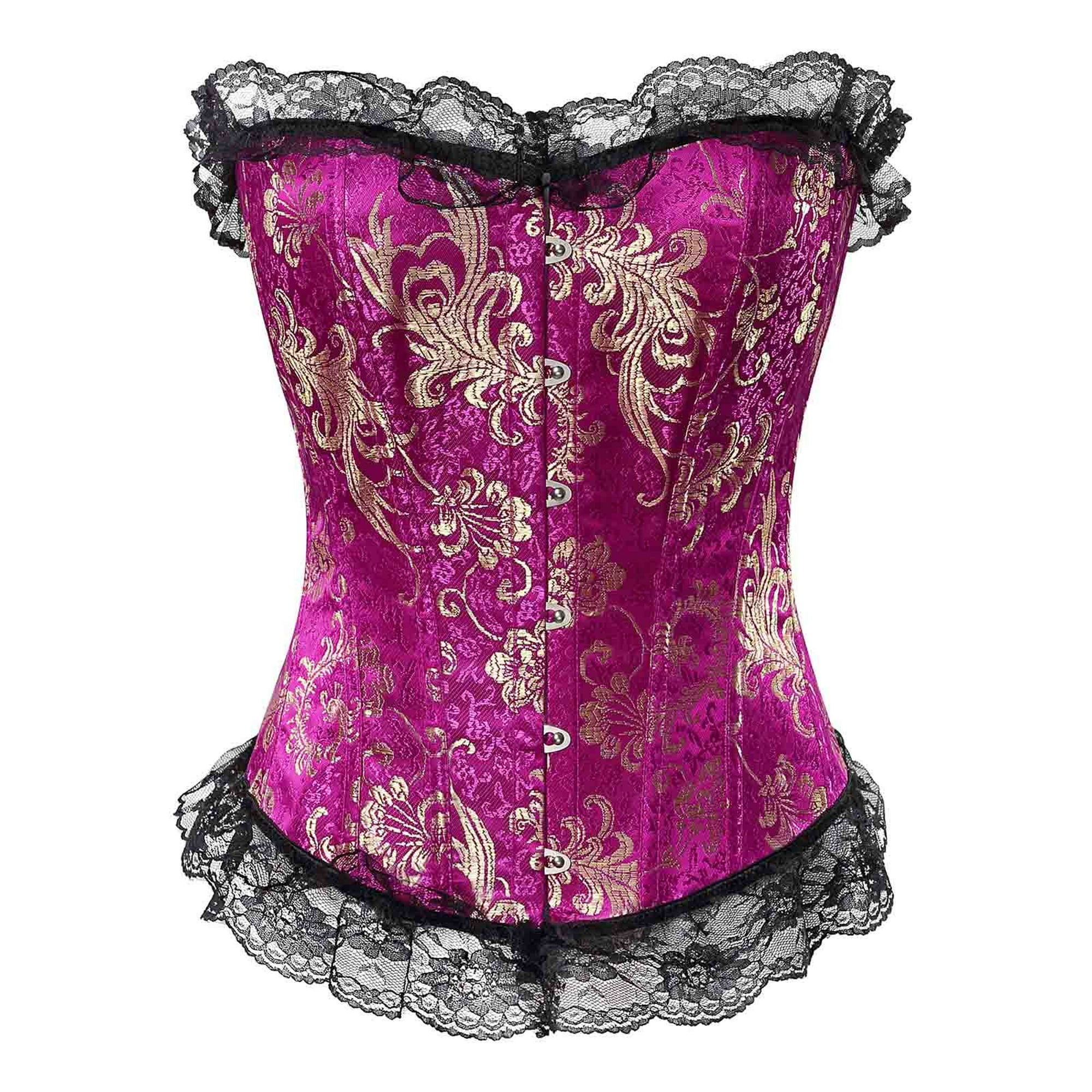 Corset de comprensión de encaje floral