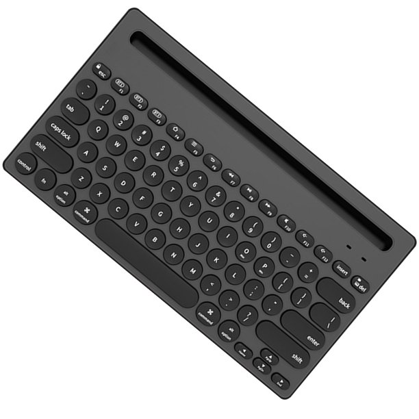 Teclado Bluetooth, teclado Bluetooth inalámbrico recargable ultradelgado  para iOS, Android, Windows y Mac Compatible con iPad, iPad Pro, iPhone,  tabletas Android, etc. Ormromra CZDZ-ZC37-2