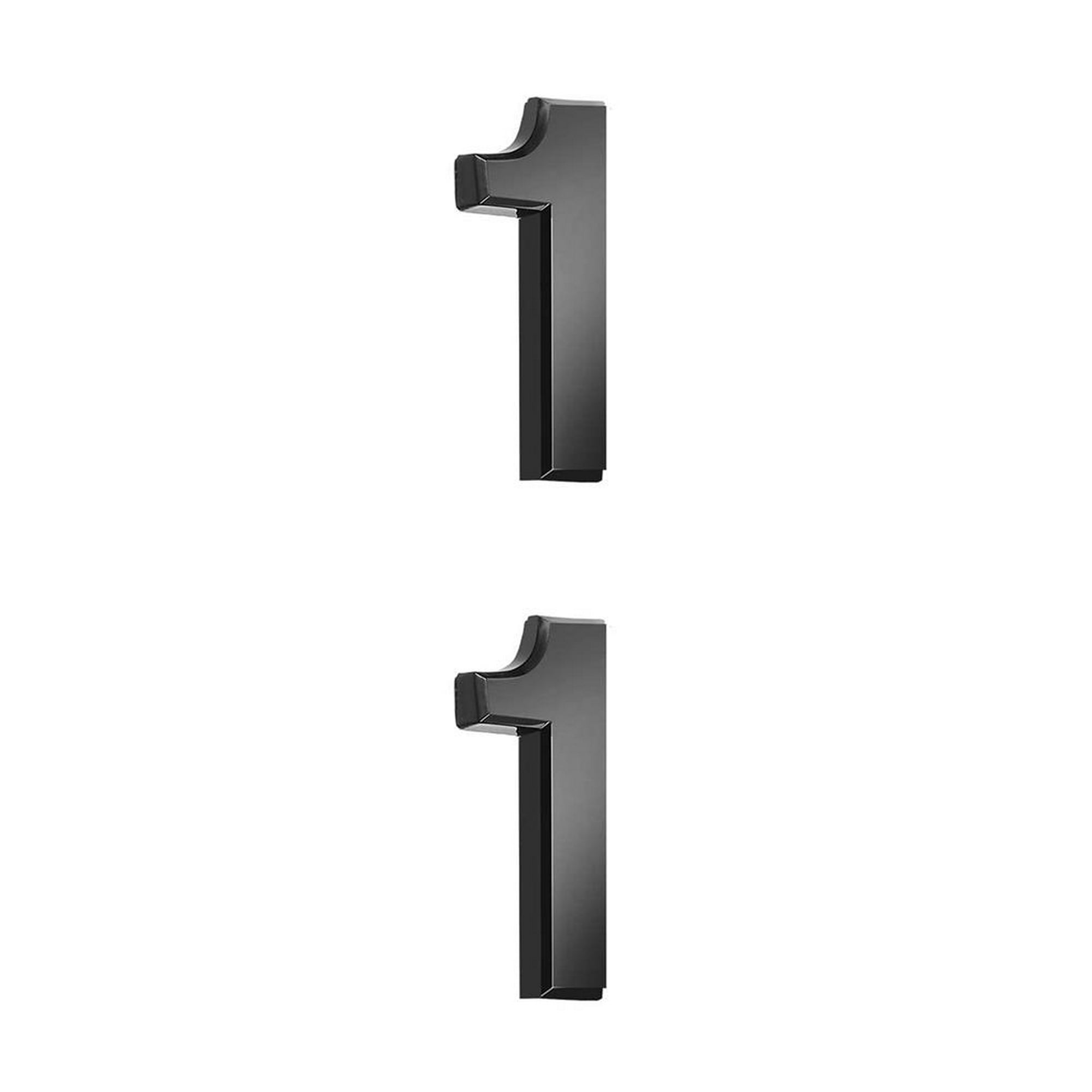 Números de casa para uso exterior Simple negro resistente números signos  piezas signo puerta marcado herramientas DIY accesorio para apartamento  Hotel número 4 Inevent HA059682-05